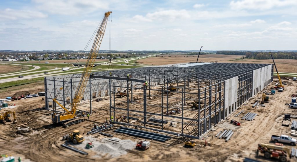 Opus Starts Construction on 898,500-Square-Foot Spec Industrial Park in Canal Winchester