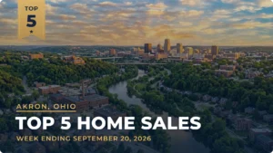 Akron, Ohio Metro Area Top 5 Home Sales: Hudson Holds the Top Three, Led by a $1.70 Million Six-Acre Property