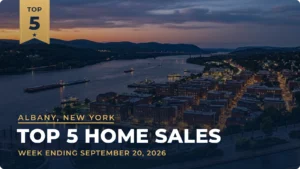 Albany, New York Metro Area Top 5 Home Sales: $2.33 Million House on Jefferson Street Leads Four Closings in Saratoga Springs