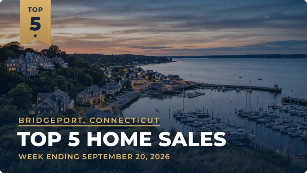 Bridgeport, Connecticut Metro Area Top 5 Home Sales: 1891 Greenwich Manor Tops the Week at $21.25 Million