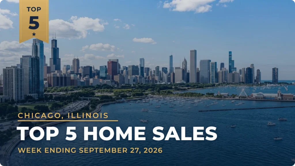 Chicago, Illinois Metro Area Top 5 Home Sales: Newly Built Glencoe Home Tops the Week at $5,225,000