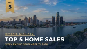 Detroit, Michigan Metro Area Top 5 Home Sales: Bloomfield Hills Home Tops the Week at $2.30 Million