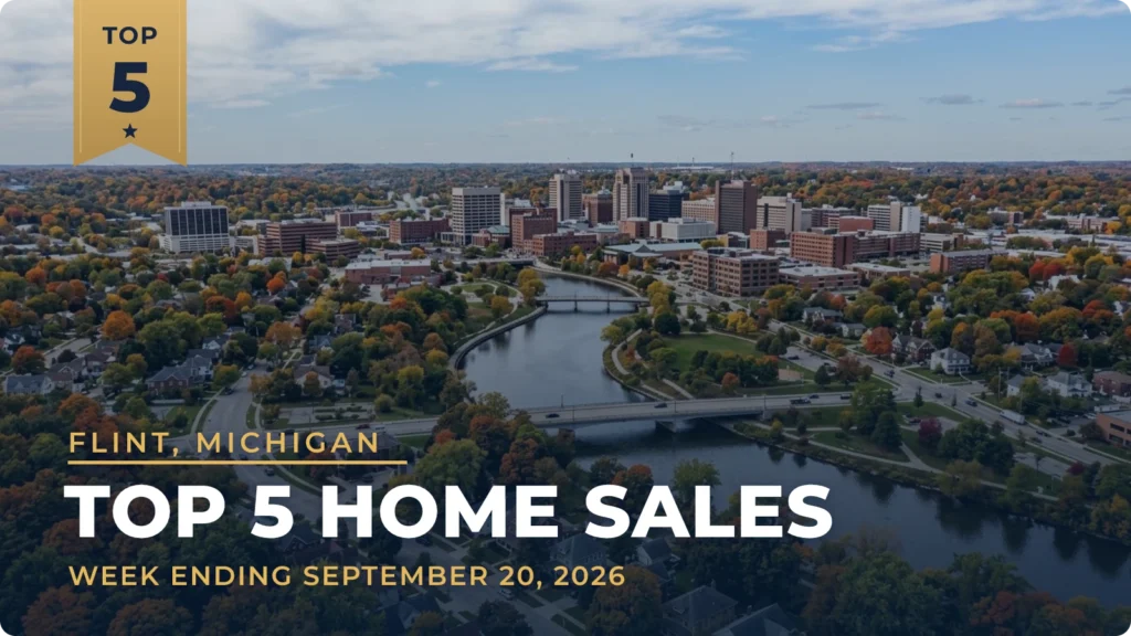 Flint, Michigan Metro Area Top 5 Home Sales: $955,000 Linden Closing Heads the Week