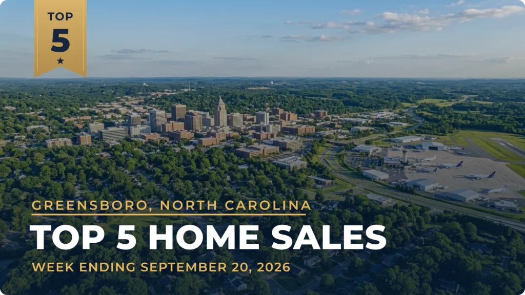 Greensboro, North Carolina Metro Area Top 5 Home Sales: Lake Jeanette Home Brings $2.20 Million
