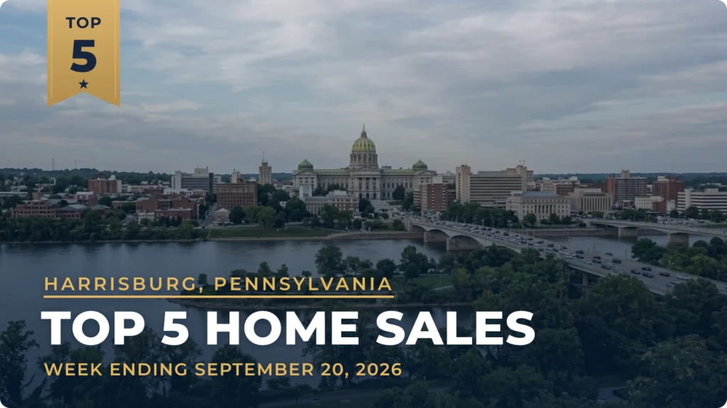 Harrisburg, Pennsylvania Metro Area Top 5 Home Sales: $1.12 Million Pennsboro Manor Sale Heads the Week