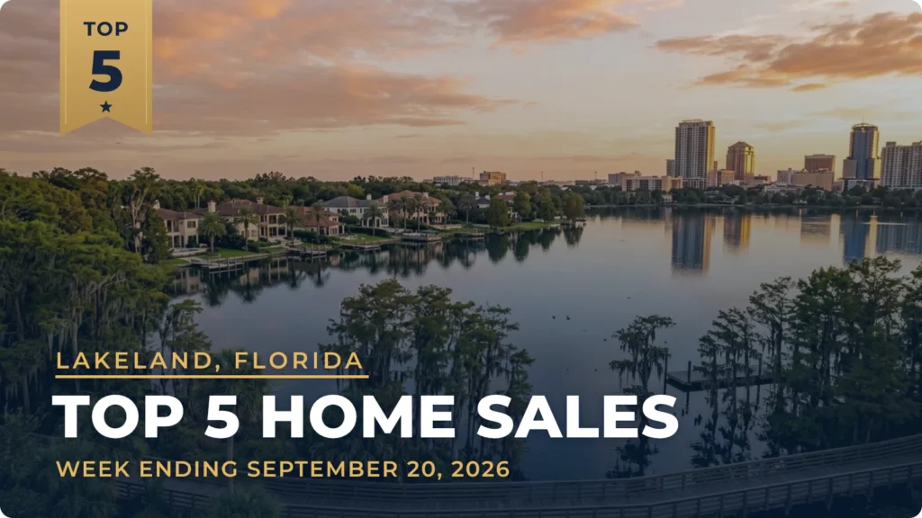 Lakeland, Florida Metro Area Top 5 Home Sales: Fort Meade Home Sells for $3.90 Million