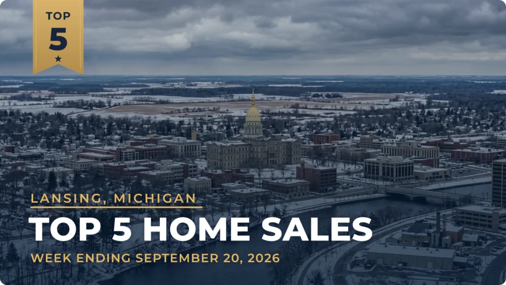 Lansing, Michigan Metro Area Top 5 Home Sales: Sierra Ridge Custom Home Sells for $899,900