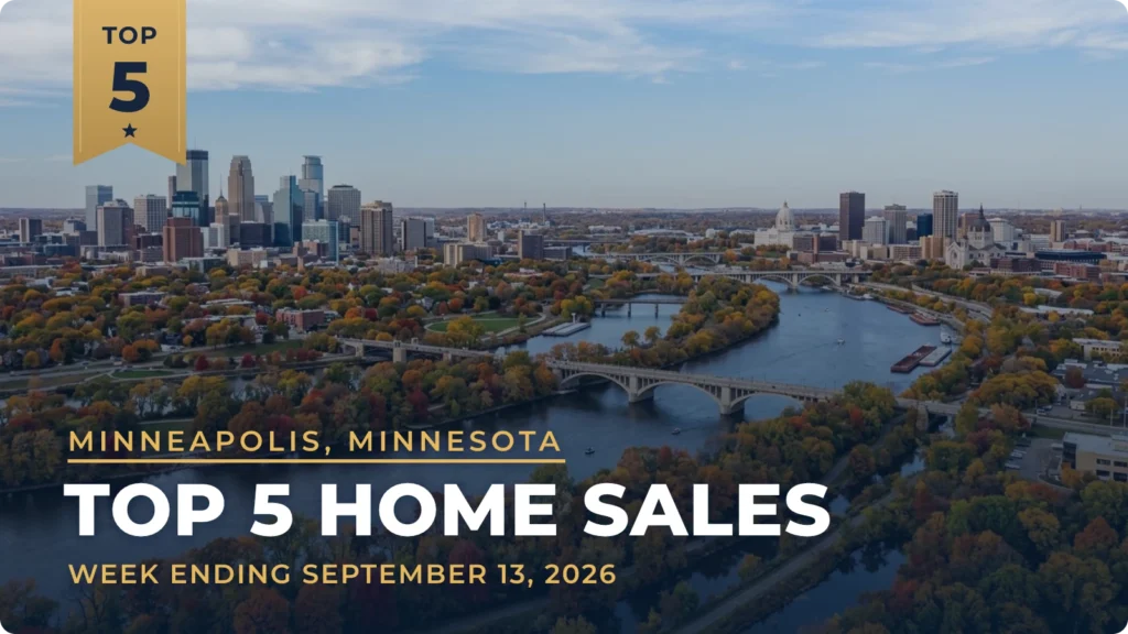 Minneapolis, Minnesota Metro Area Top 5 Home Sales: $6.40 Million Wayzata Sale Heads the List
