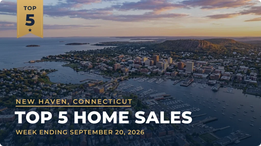 New Haven, Connecticut Metro Area Top 5 Home Sales: 1860 Stony Creek Waterfront Home Sells for $3.40 Million