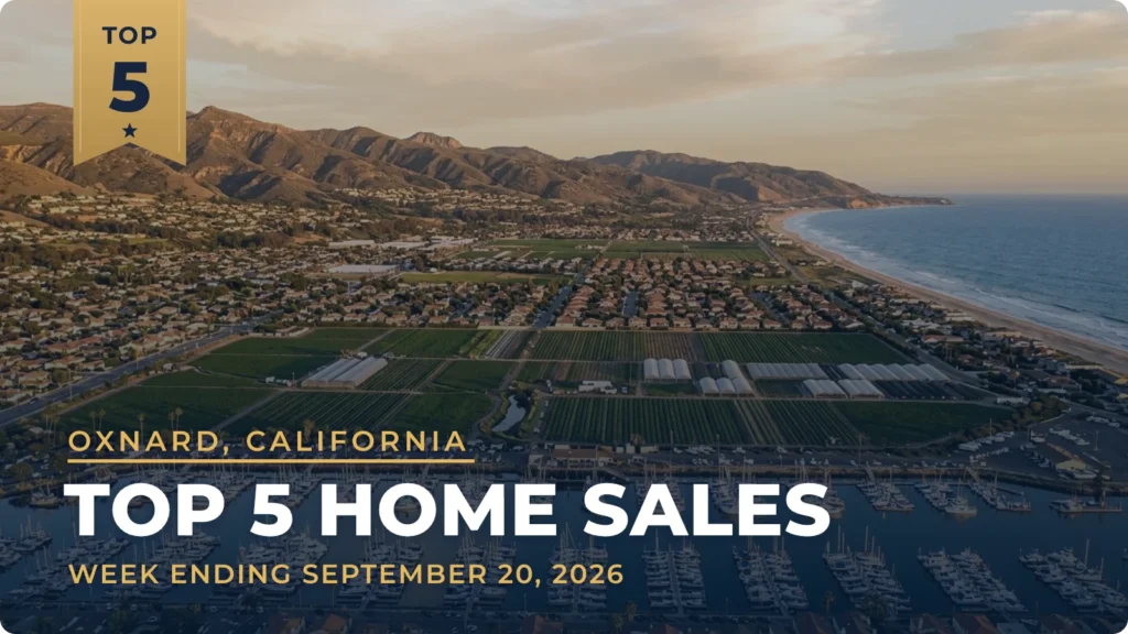 Oxnard, California Metro Area Top 5 Home Sales: Ojai Compound on Foothill Road Sells for $6.20 Million