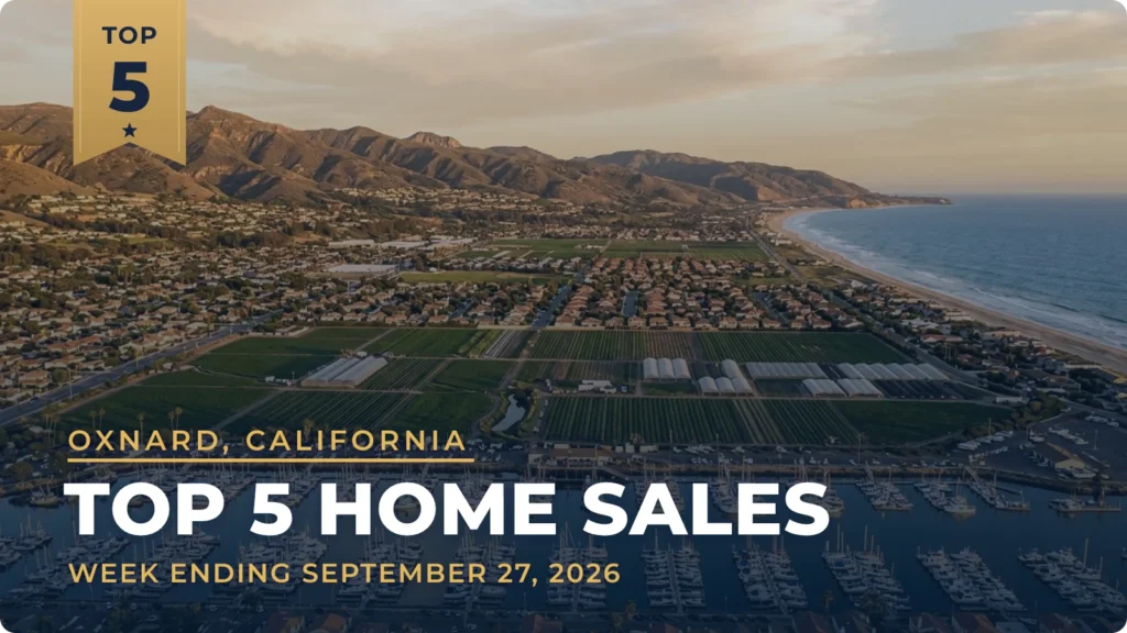 Oxnard, California Metro Area Top 5 Home Sales: New Westlake Village Lakefront Estate Tops the Week at $7.50 Million
