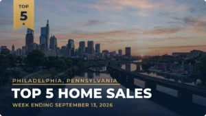 Philadelphia, Pennsylvania Metro Area Top 5 Home Sales: Greenville Home Tops the Week at $3.95 Million