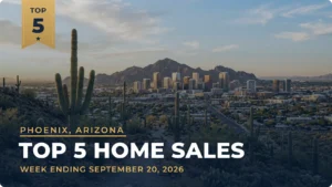 Phoenix, Arizona Metro Area Top 5 Home Sales: Spanish Revival Estate in Desert Highlands Sells for $8.30 Million