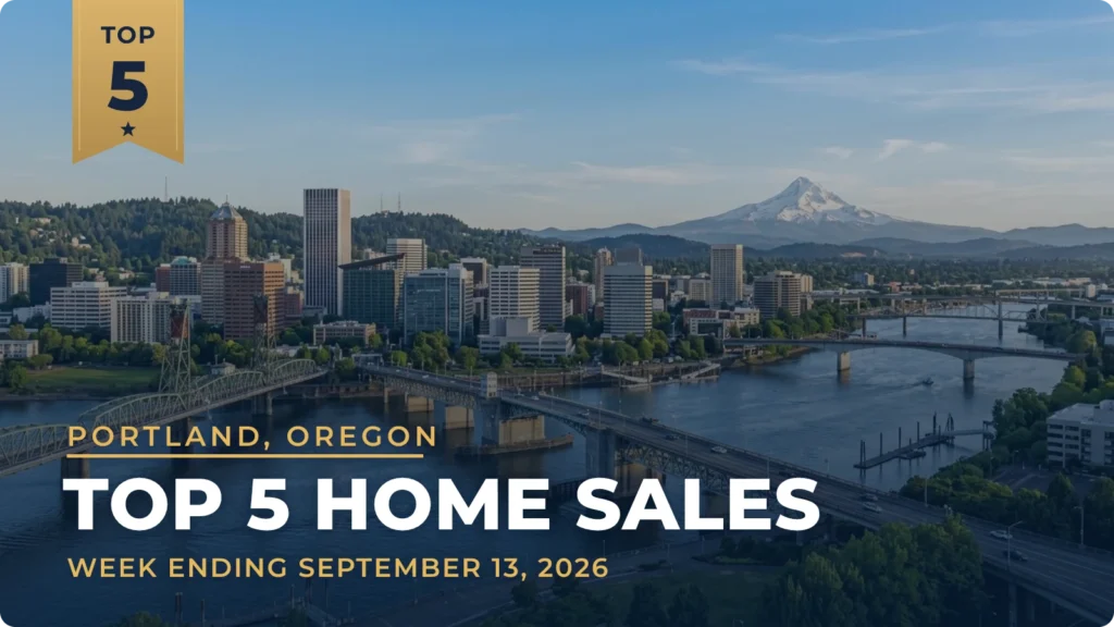 Portland, Oregon Metro Area Top 5 Home Sales: Sunset Woods Cluster Estate Sells for $2.88 Million