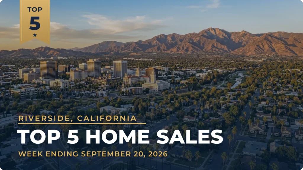 Riverside, California Metro Area Top 5 Home Sales: $4.40 Million La Quinta Sale Heads the Week