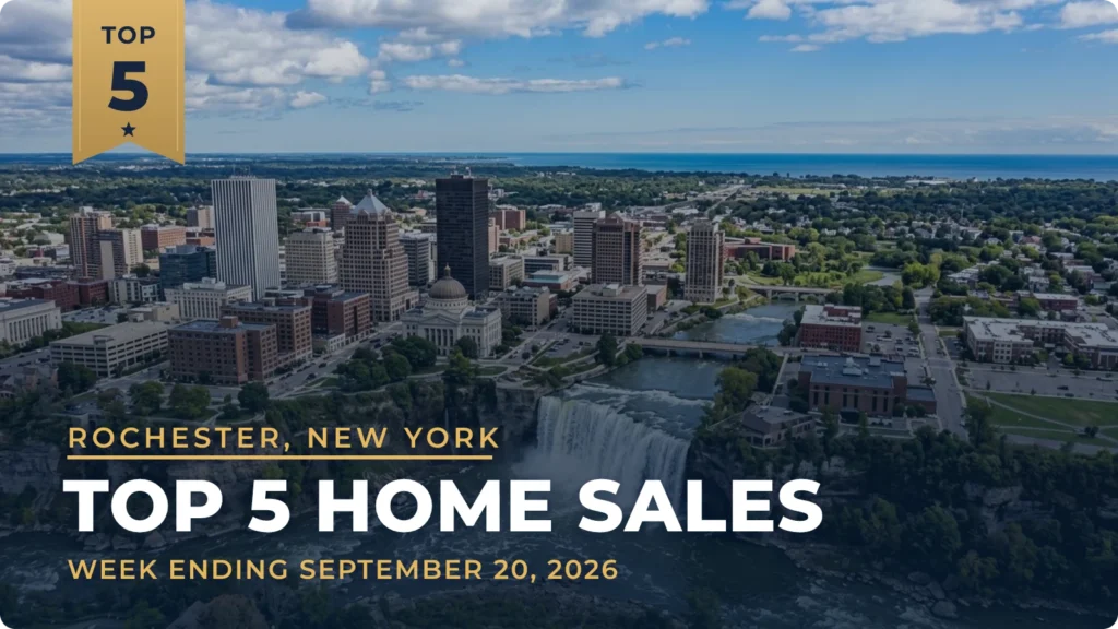 Rochester, New York Metro Area Top 5 Home Sales: 1910 Conesus Lake Waterfront House Tops the Week at $1.30 Million