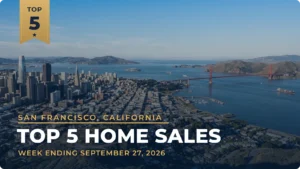 San Francisco, California Metro Area Top 5 Home Sales: Atherton Estate Sells for $19,111,000