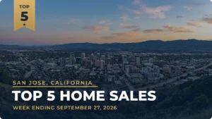 San Jose, California Metro Area Top 5 Home Sales: Monte Sereno Home Sells for $12.30 Million