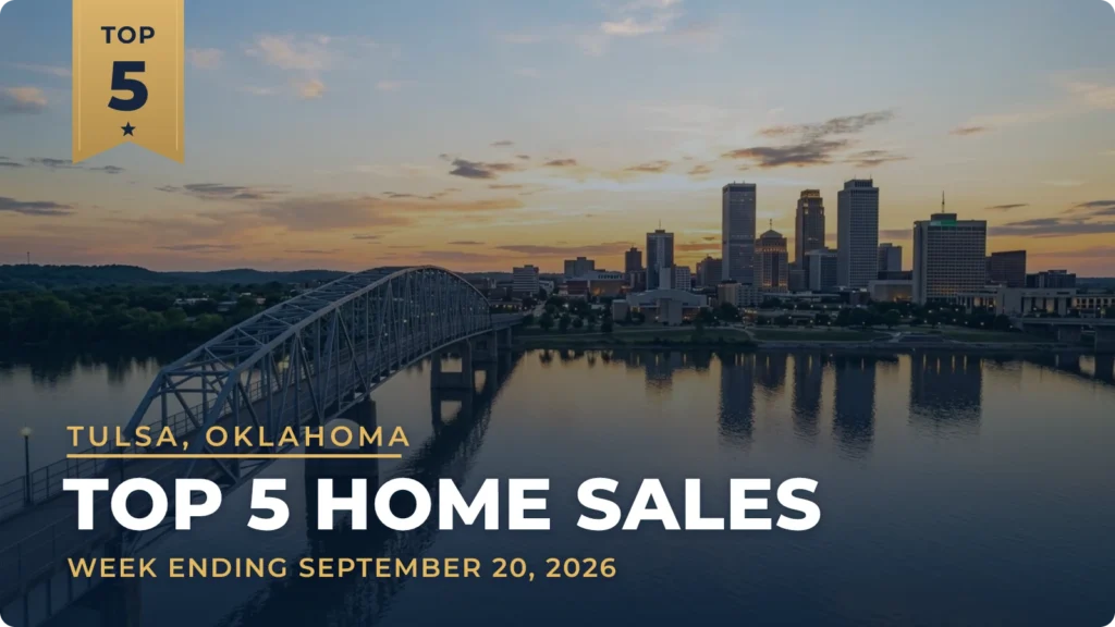 Tulsa, Oklahoma Metro Area Top 5 Home Sales: Sapulpa Home Sells for $1.02 Million