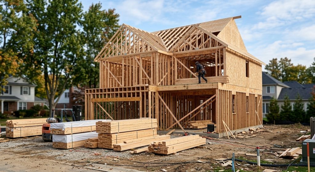 Wood Framing Held 94% of U.S. Single-Family Completions in 2025, NAHB Finds
