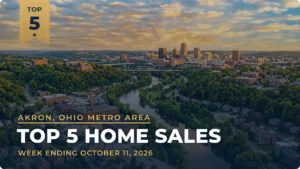 Akron, Ohio Metro Area Top 5 Home Sales: A French Country Home on the Barrington Fairway in Aurora Leads the Week