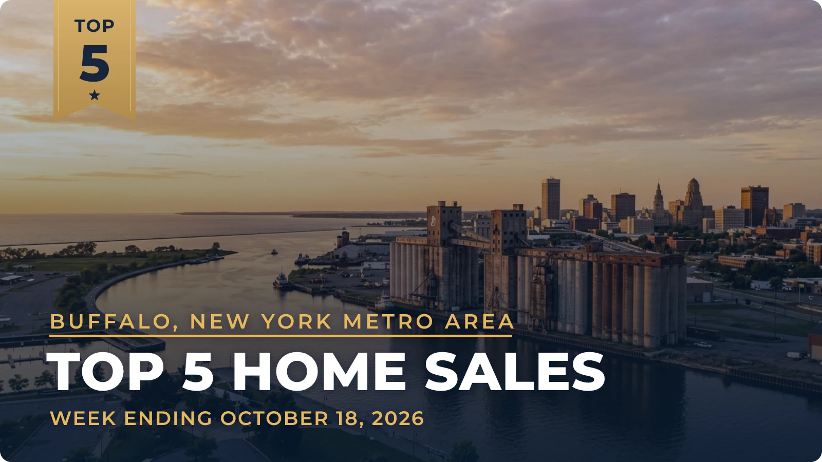 Buffalo, New York Metro Area Top 5 Home Sales — week ending October 18, 2026
