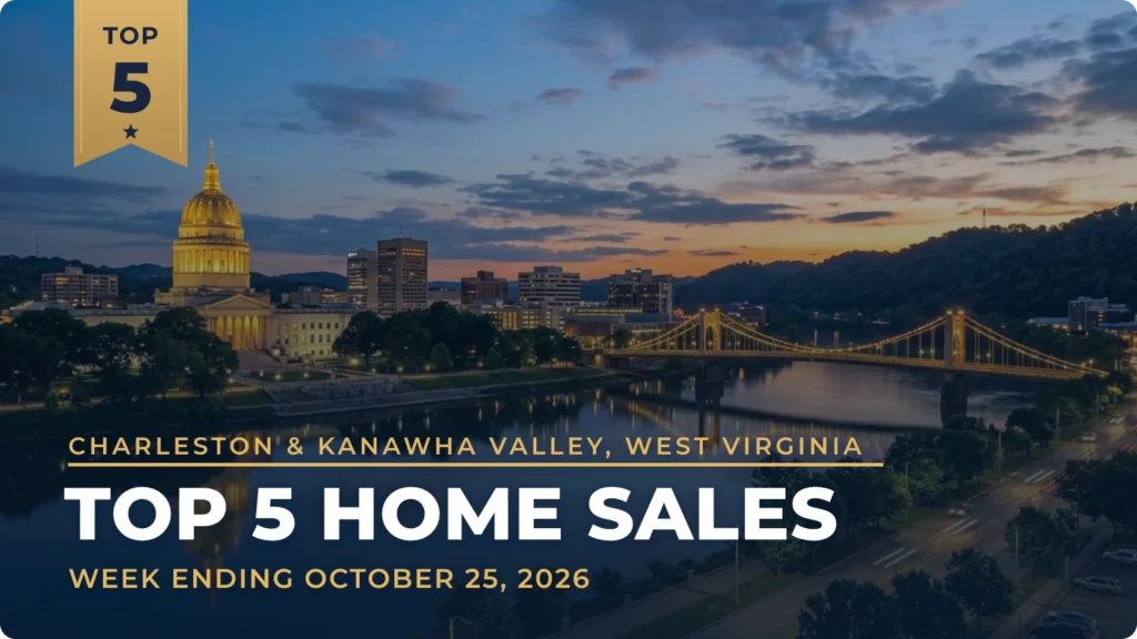 Charleston & Kanawha Valley, West Virginia Top 5 Home Sales: Hurricane Homes Take Three of the Top Five Spots