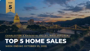 Charleston & Kanawha Valley, West Virginia Top 5 Home Sales: Hurricane Homes Take Three of the Top Five Spots