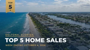 Deltona, Florida Metro Area Top 5 Home Sales: Ocean Hammock Estate Leads Four Palm Coast Sales
