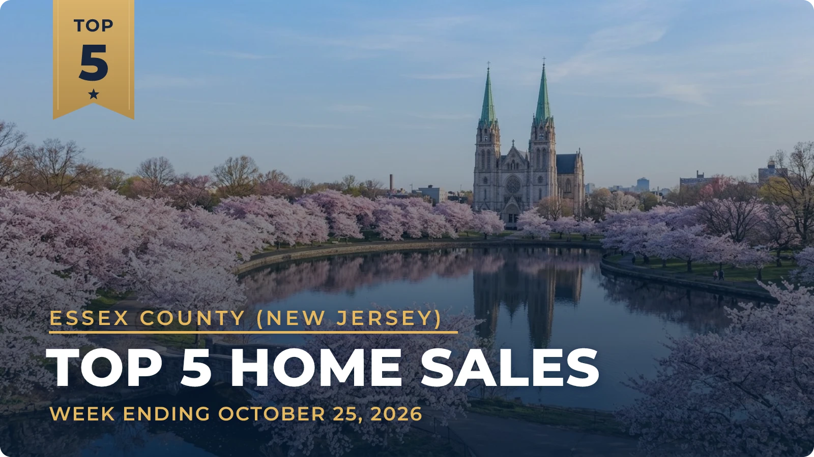 Essex County (New Jersey) Top 5 Home Sales — week ending October 25, 2026