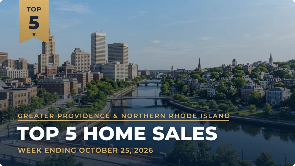 Greater Providence & Northern Rhode Island Top 5 Home Sales: A $2.0 Million Blackstone Colonial Leads the Week