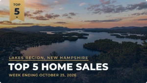 Lakes Region, New Hampshire Top 5 Home Sales: Alton Bay Lakefront Home Leads at $5.8 Million
