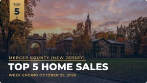 Mercer County (New Jersey) Top 5 Home Sales: Princeton and West Windsor Colonials Lead the Week