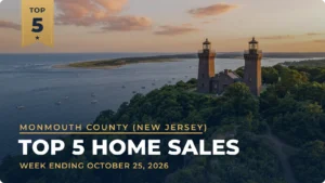 Monmouth County (New Jersey) Top 5 Home Sales: Oceanfront Spring Lake Home Leads at $11.6 Million