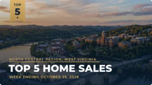 North Central Region, West Virginia Top 5 Home Sales: Log Home in Mont Chateau Estates Leads at $1.2 Million