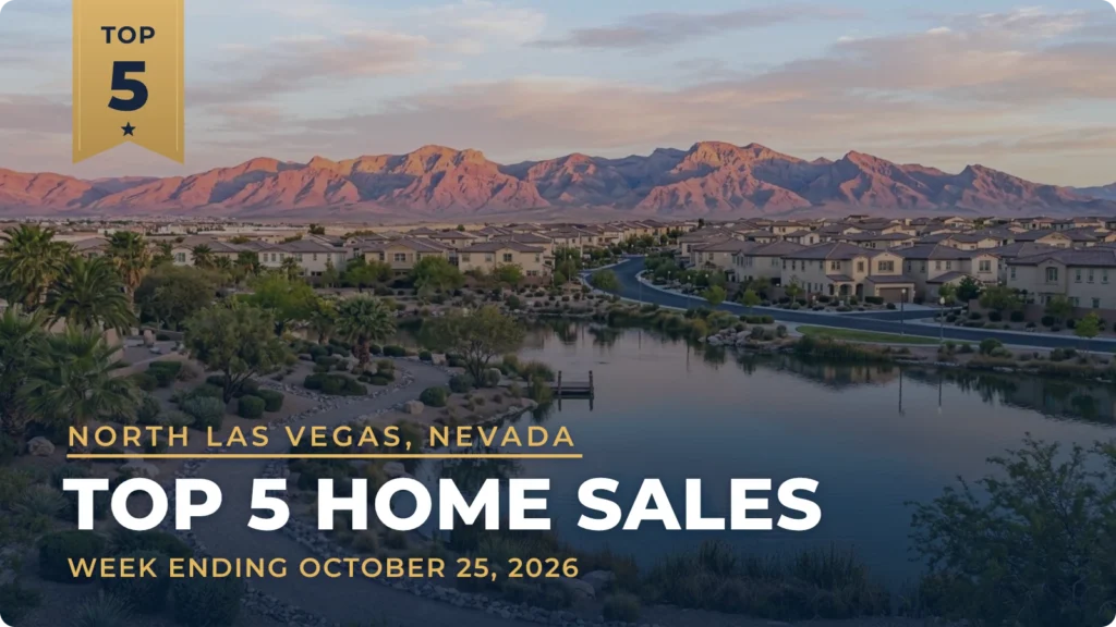 North Las Vegas, Nevada Top 5 Home Sales: New Construction and Pool Homes From Eldorado to Villas De Vientos