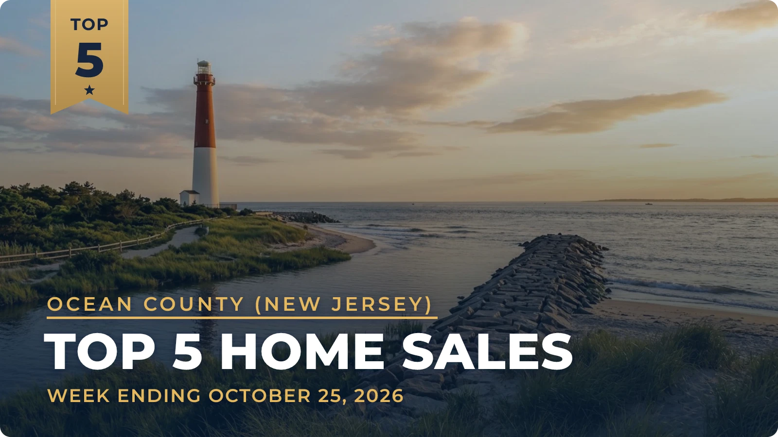 Ocean County (New Jersey) Top 5 Home Sales — week ending October 25, 2026