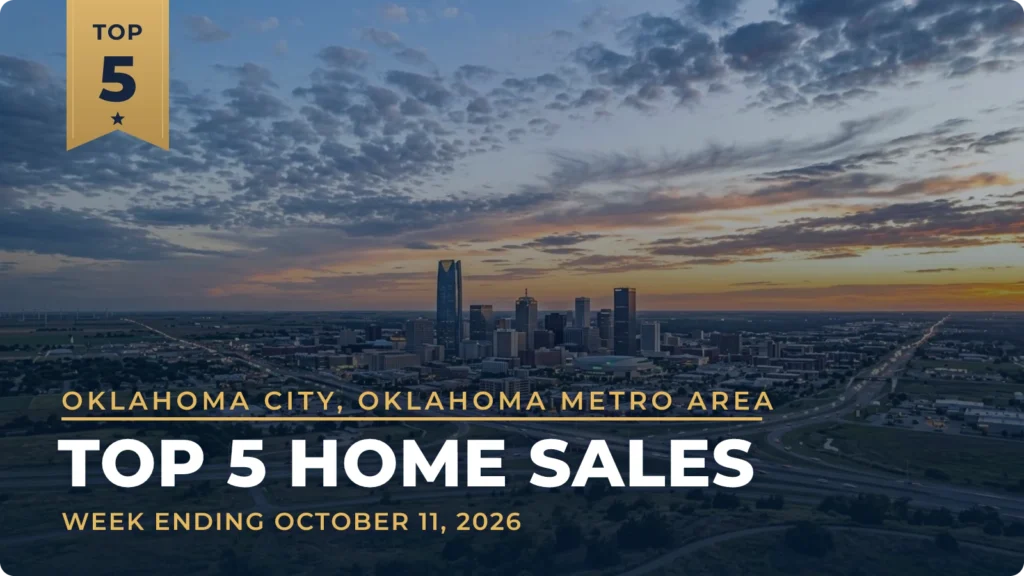 Oklahoma City, Oklahoma Metro Area Top 5 Home Sales: $5.5 Million Oklahoma City Home Leads the Week