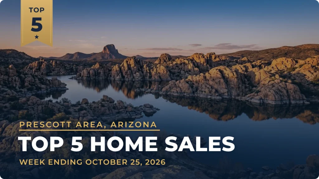 Prescott Area, Arizona Top 5 Home Sales: Forest Trails Home Leads at $2.0 Million