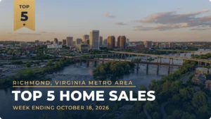 Richmond, Virginia Metro Area Top 5 Home Sales: Gated Henley Contemporary Leads at $2.1 Million
