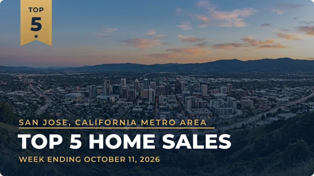 San Jose, California Metro Area Top 5 Home Sales: Old Palo Alto Home Leads at $15 Million