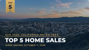 San Jose, California Metro Area Top 5 Home Sales: Old Palo Alto Home Leads at $15 Million