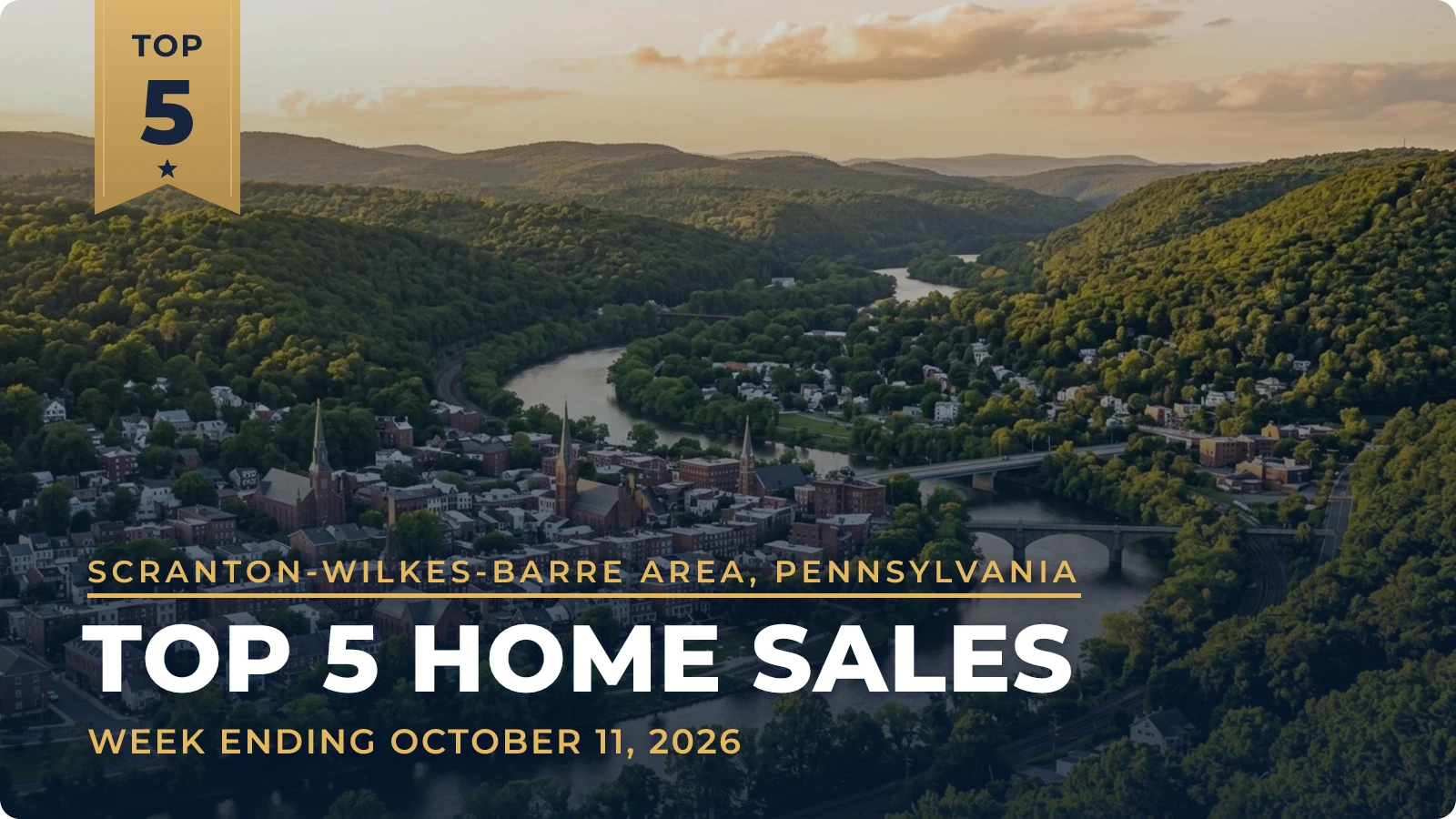 Scranton-Wilkes-Barre Area, Pennsylvania Top 5 Home Sales — week ending October 11, 2026