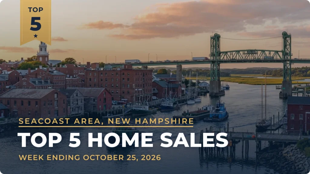 Seacoast Area, New Hampshire Top 5 Home Sales: New Exeter Cape Leads the Week at $2.2 Million