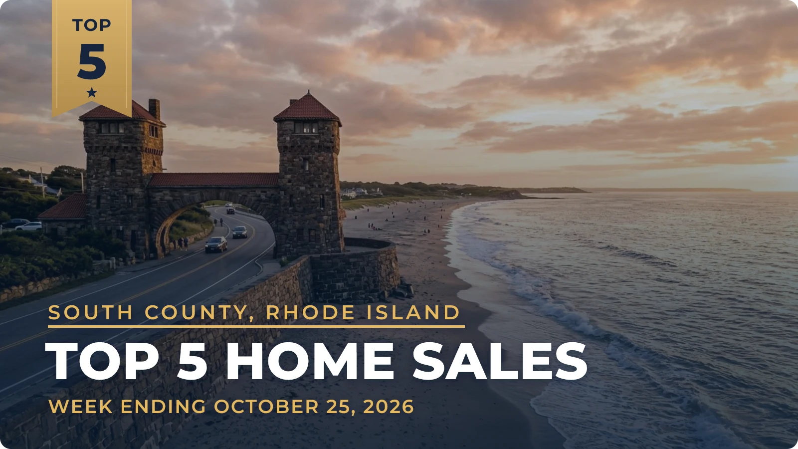 South County, Rhode Island Top 5 Home Sales — week ending October 25, 2026