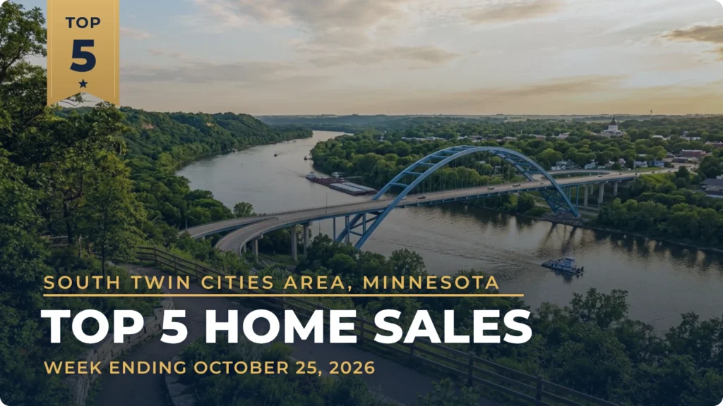 South Twin Cities Area, Minnesota Top 5 Home Sales: Lakeville Leads, With Two New Homes Among the Week’s Top Sales