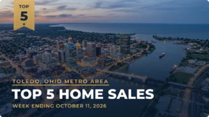 Toledo, Ohio Metro Area Top 5 Home Sales: An $850,000 Sale in Eagles Landing Leads the Week