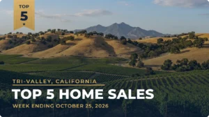 Tri-Valley, California Top 5 Home Sales: Spanish-Style Diablo Estate Leads at $9.4 Million