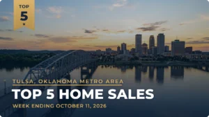 Tulsa, Oklahoma Metro Area Top 5 Home Sales: Jenks Contemporary Leads at $1.6 Million