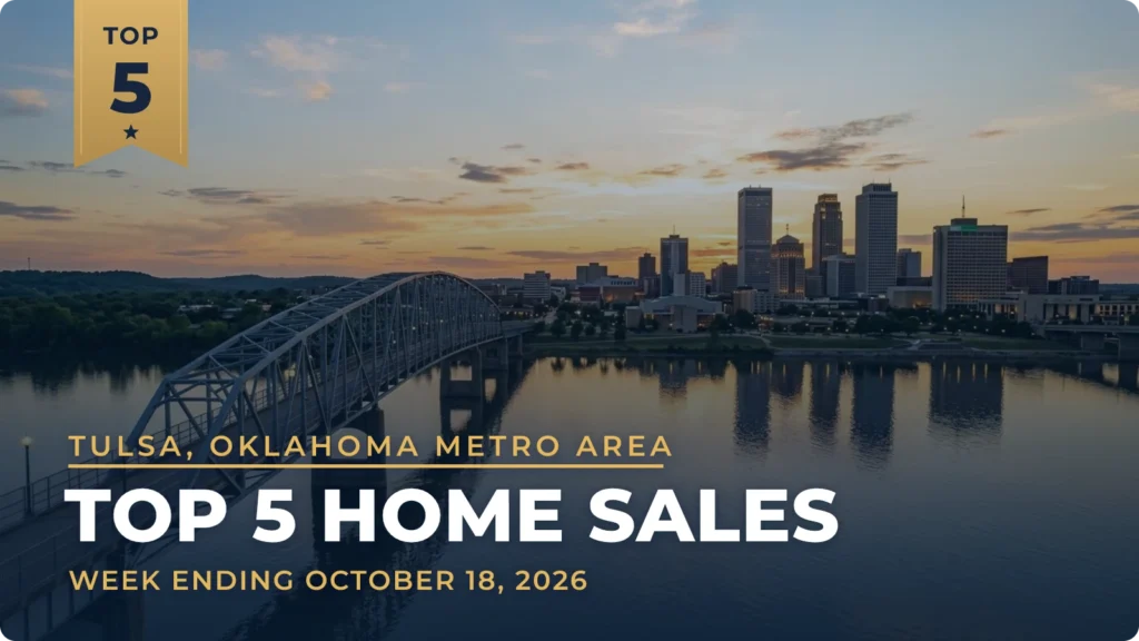 Tulsa, Oklahoma Metro Area Top 5 Home Sales: An Oakview Estates Contemporary Leads at $1.7 Million